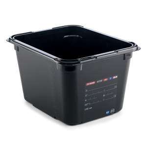 Гастроемкость из поликарбоната GN 1/2 h-20 см 11,3 л черная Araven 47834