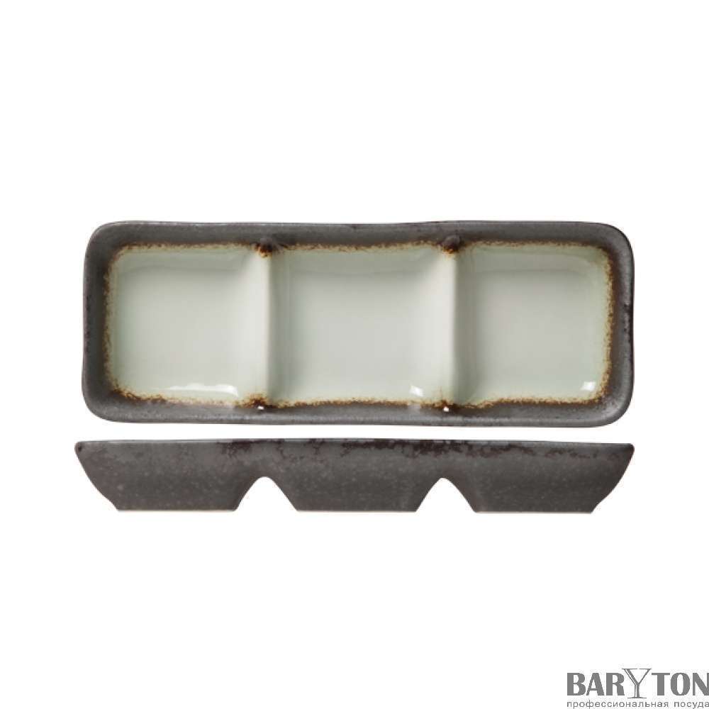 Блюдо прямоугольное Cosy&Trendy Stone 7Х19 см 2552615 - Фото 2