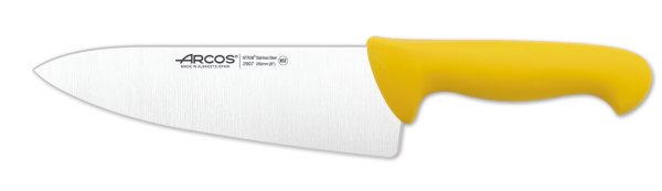 Нож поварской 200 мм "2900" желтый Arcos  290700 - Фото 1