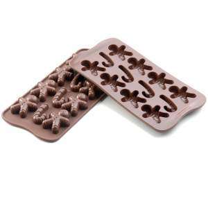 Силиконовая форма для шоколада Mr. Ginger 9 мл Silikomart SCG12