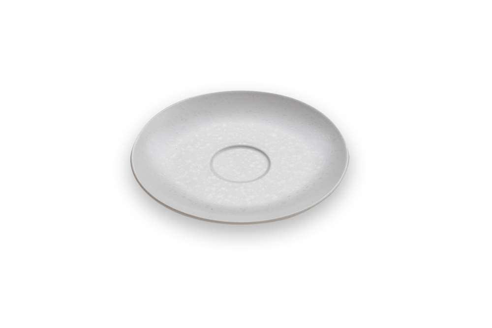 Блюдце для чашки 90 мл Ariane Oxide elevated 13 см pearl white - AVCARNA70014013 - Фото 1