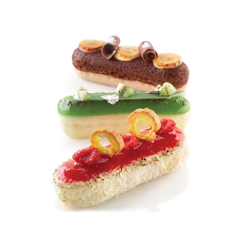Силиконовая форма для десертов ÉCLAIR 140 мл Silikomart ECLAIR 140 - Фото 2