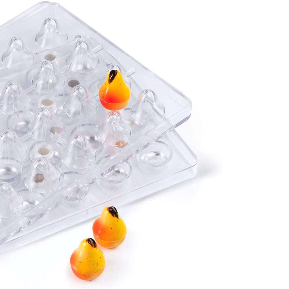 Форма для шоколада поликарбонатная Груша Martellato 20FRUIT02 - Фото 2