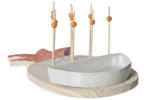 Дерев'яна дошка Cosy&Trendy Pineapple 27.5X18X3.8см - 7157694