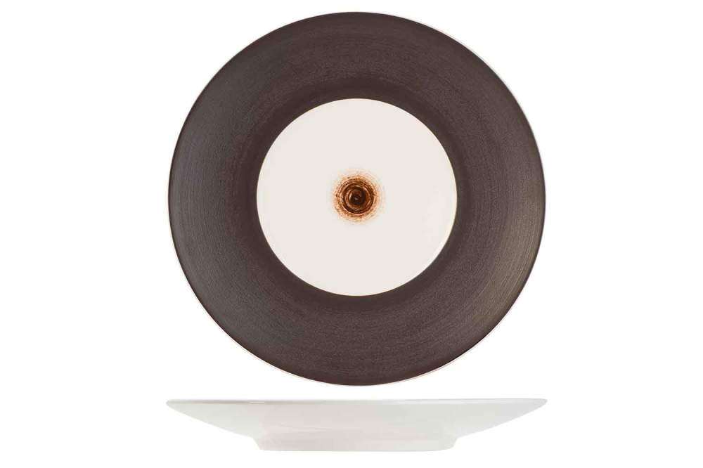 Тарілка презентаційна Cosy&Trendy Jacara D31,8XH3 см коричнева - 8433032