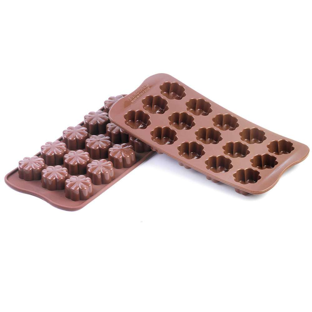 Силіконова форма для шоколаду Квітка 9 мл Silikomart - SCG08