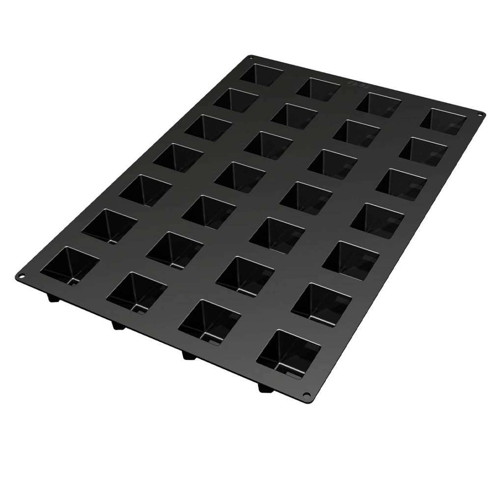Силіконова форма для десертів КУБ 5,2х5,2 см Silikomart - SQ021/YL - Фото 2