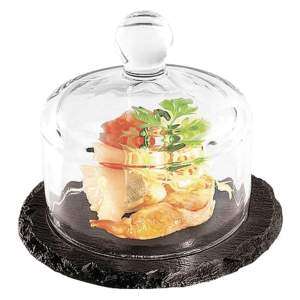 Підставка зі сланцю з кришкою d 10,5 см APS - 00984