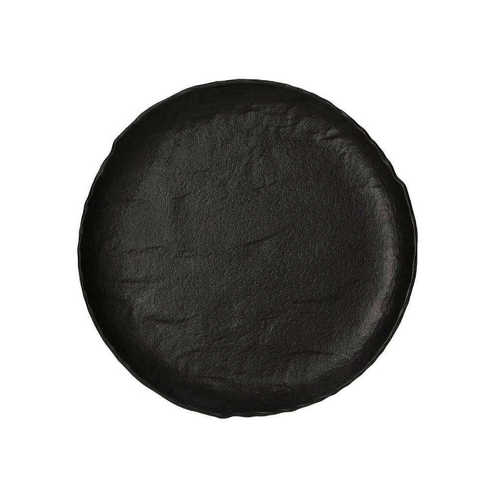 Тарелка мелкая Tongana Vulcania Black 21Xh2 см VU002210779 - Фото 1