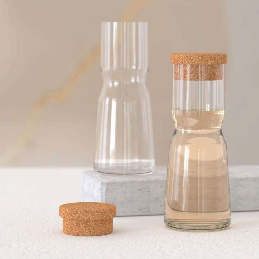 Графін з натуральним корком Krosno Splendour  1 л - 5900345930107 - Фото 5