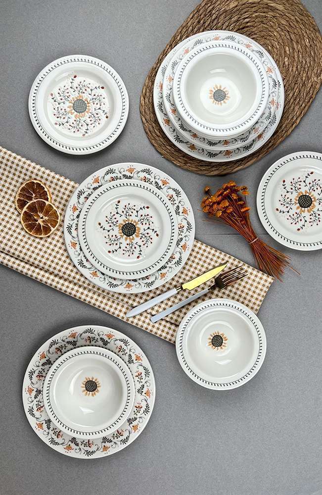 Тарілка глибока Porser Home Sunflower 17 см BNS17KSPRS1061 - Фото 4