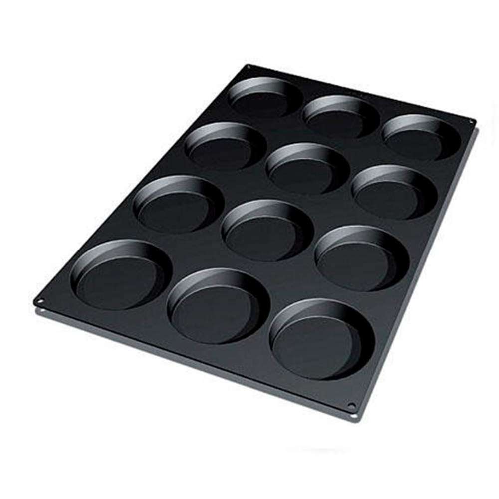 Силиконовая форма для десертов КРУГ d 12 см Silikomart SQ029/YL - Фото 2
