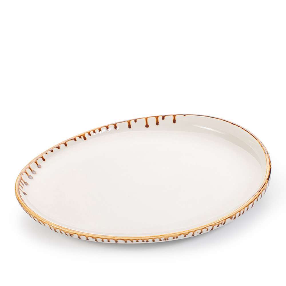 Тарелка овальная Ariane Caramel 25X22.3 см elevated ARTARNC61101007 - Фото 1