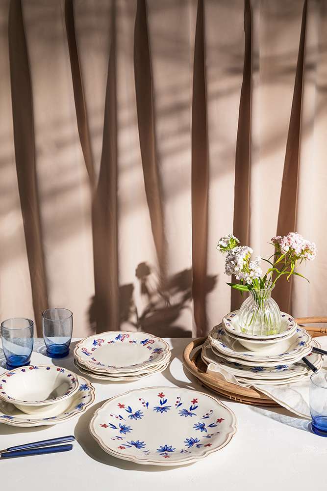Тарелка мелкая Porser Home Pamela 27 см FLY27DZPRS1055 - Фото 6