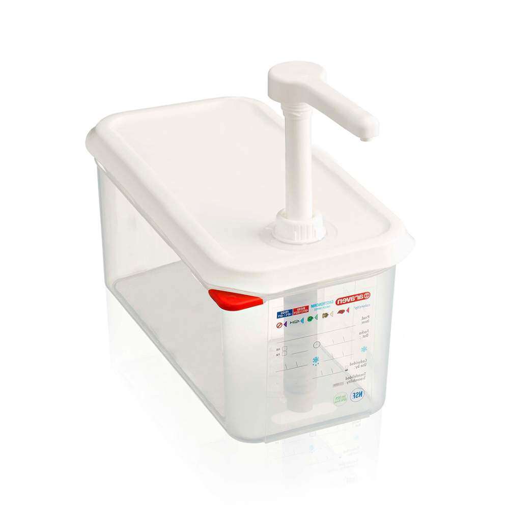 Диспенсер для соусу GN 1/4, 4,3 л,1 порція - 30 мл Araven - 01358