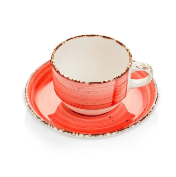 Чашка з блюдцем Fine Dine Rubin 230 мл - 775011