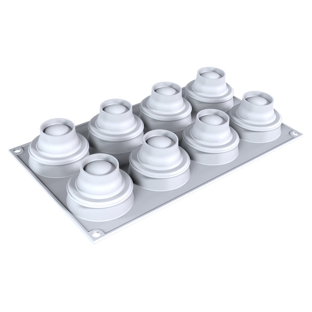 Силіконова форма для десертів Daisy 60 мл Silikomart Daisy 60 - Фото 2