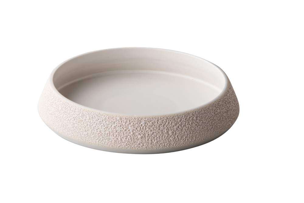 Тарілка з бортом Studio Raw Vulcanic conical 570 мл d20Xh3.7см  white - RD18527 - Фото 1