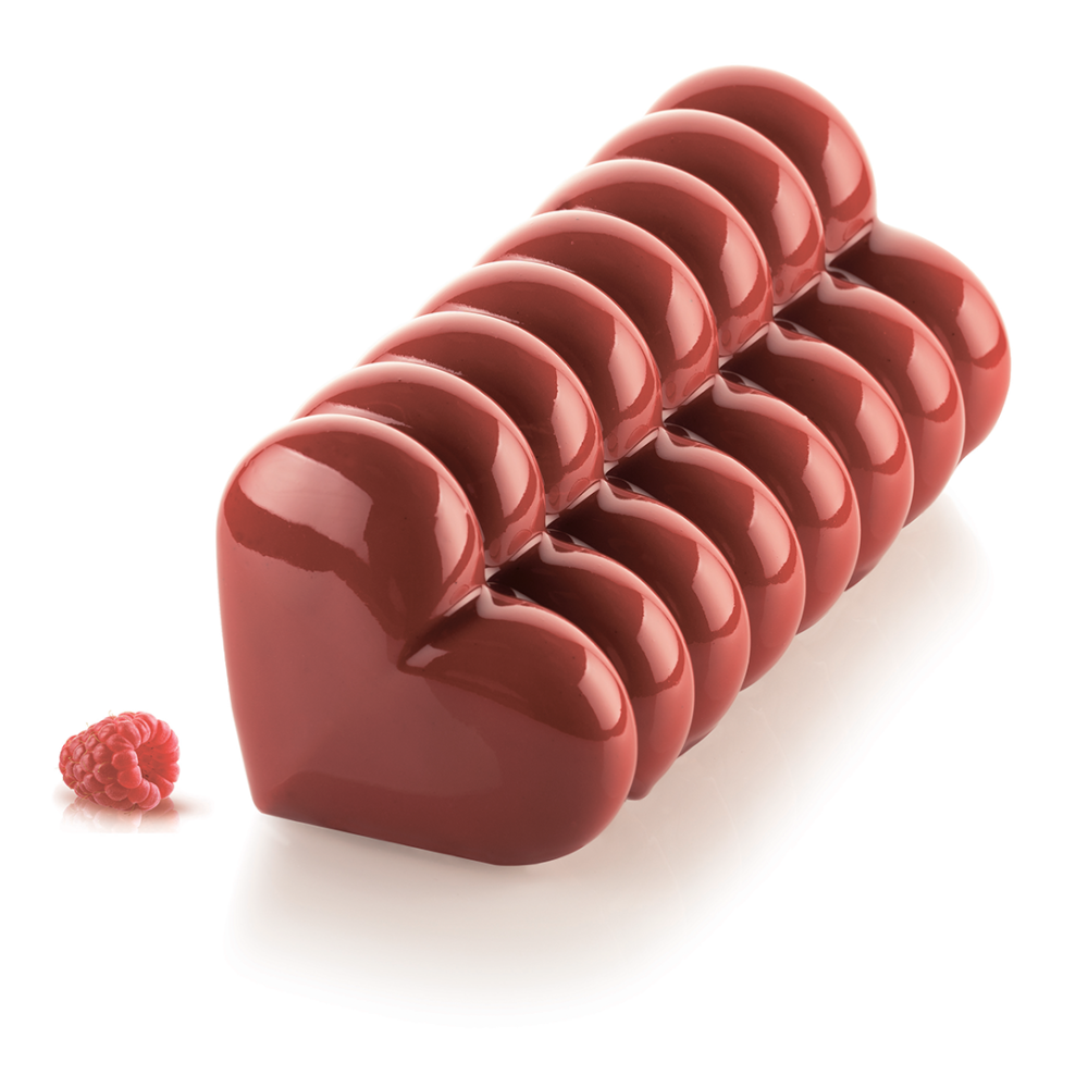 Силиконова форма для торта Сердце 1290 мл Silikomart BUCHE COEUR - Фото 1