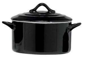 Кастрюля с крышкой для запекания Cosy&Trendy Casserole 500 мл D12,5XH7 см черная T0263717B