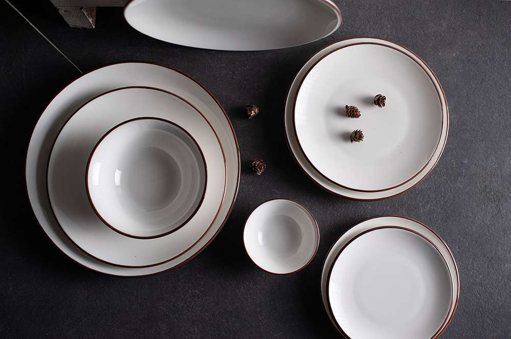 Тарілка глибока ID Fine Modest Brown 420 мл 25 см miro 18001-131125 - Фото 4