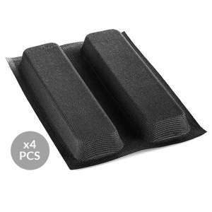 Набор силиконовых форм для выпечки 4 шт с перфорацией PLUM CAKE Silikomart AIR PLUS 02 PLUM CAKE