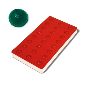 Силиконовая форма для мармелада Полусфера 5 мл Silikomart SG04/YL