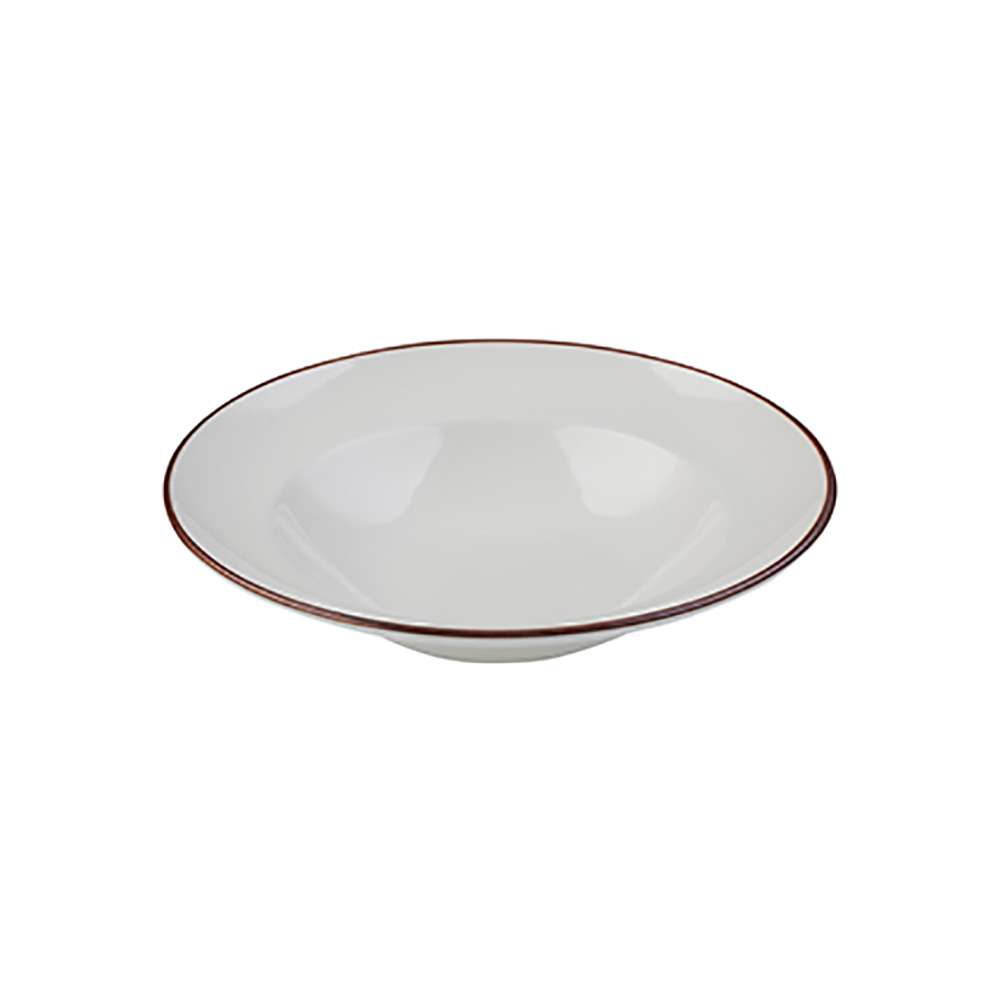 Тарілка глибока ID Fine Modest Brown 420 мл 25 см miro 18001-131125 - Фото 1
