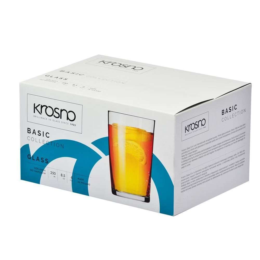 Склянка для чаю Krosno Basic 250 мл - 5900345788760 - Фото 2