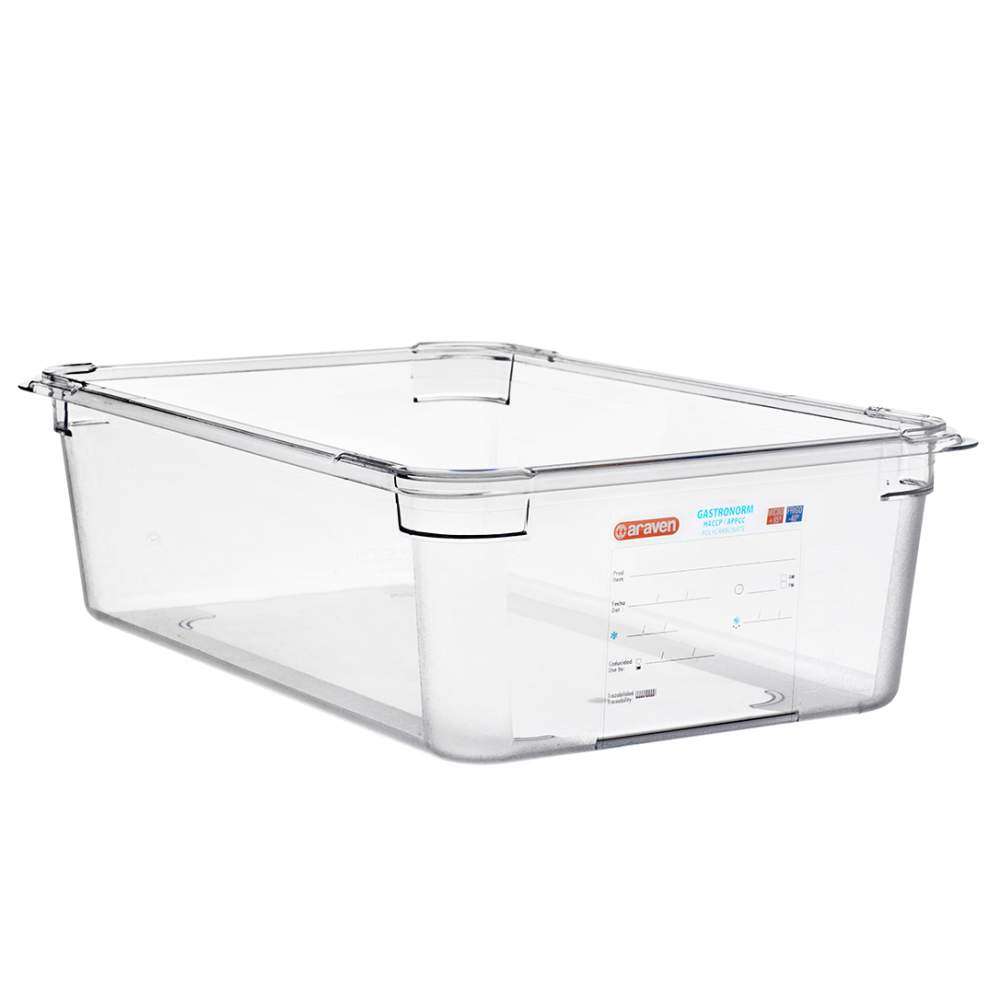 Гастроемкость из поликарбоната GN 1/1 h-15 см 20 л Araven 09828