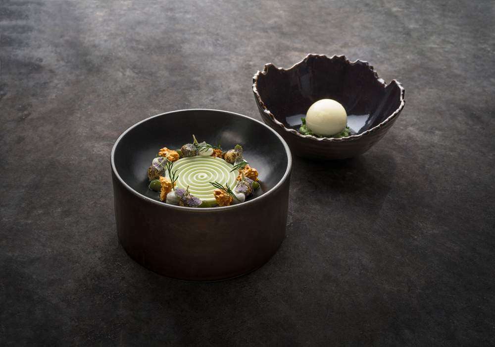 Салатник Studio Raw Tower 400 мл d16Xh7.8 см black satin gold  RD18721 - Фото 2