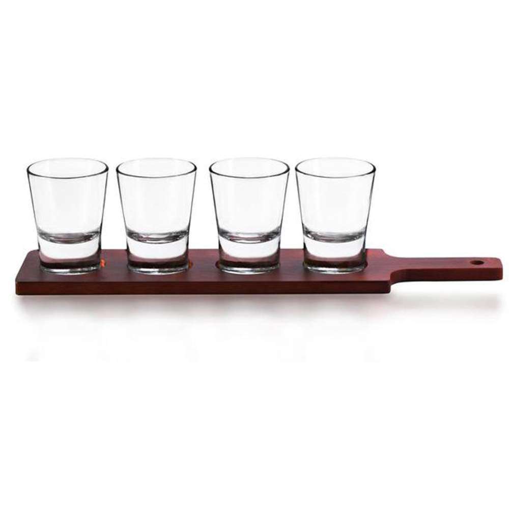 Подставка деревянная для 4 стаканов серия "Beer samplers" ONIS (Libbey) 916713