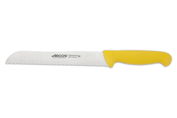 Ніж для хліба 200 мм "2900" жовтий Arcos - 291400 - Фото 1