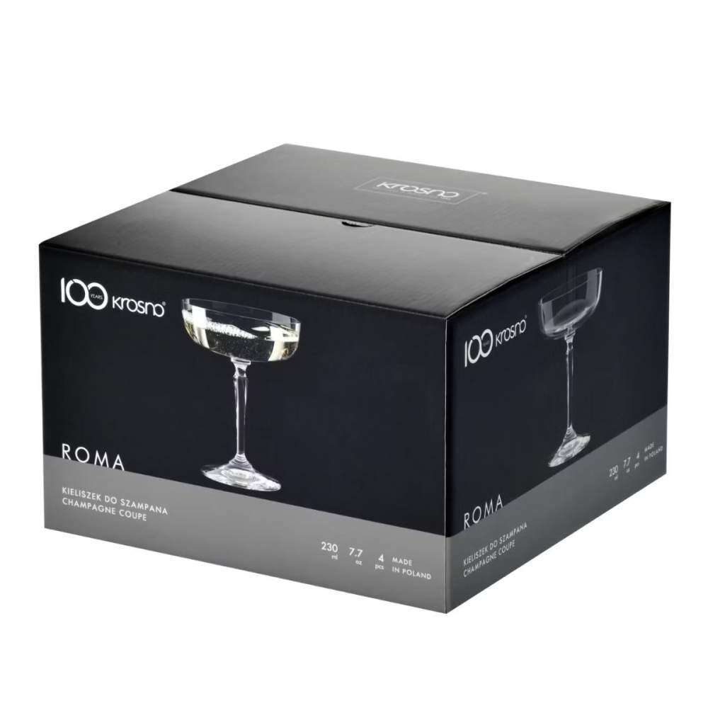 Келих для шампанського Krosno Roma 230 мл - 5900345927817 - Фото 3