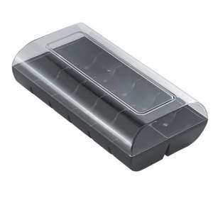 Коробки для макаронс на 12 шт, 48 шт в упаковке Silikomart Black 12