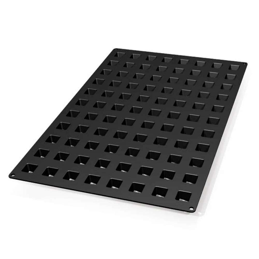 Силиконовая форма для десертов КУБ 2,5х2,5 см Silikomart SQ047/YL - Фото 2