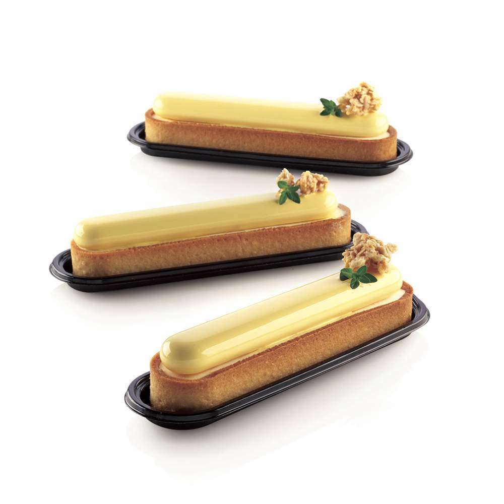 Набір форм для тартів OBLONG Silikomart KIT TARTE RING OBLONG 146x35 MM - Фото 2