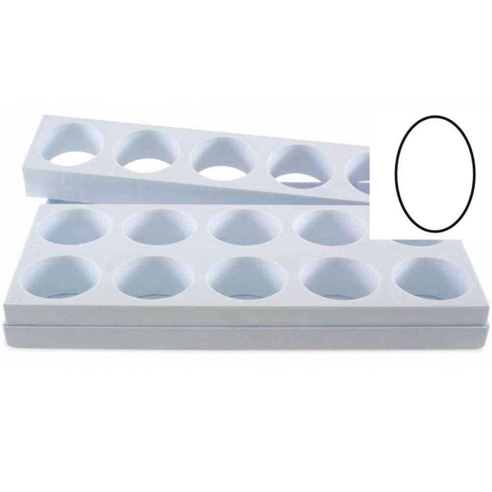 Форма для десертов OVAL 139 мл, 15 шт Martellato MONOP. B002
