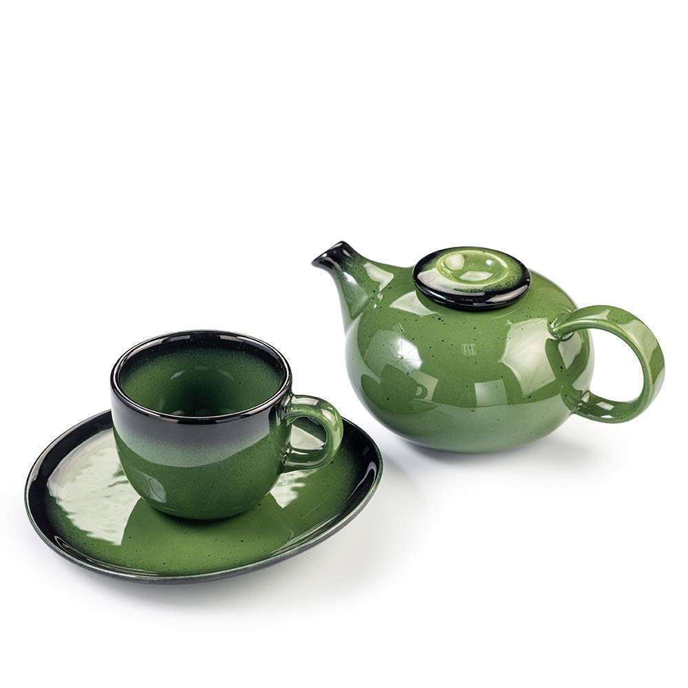 Блюдце Ariane Splash Edge 16 см green AVCARN224014016 - Фото 2