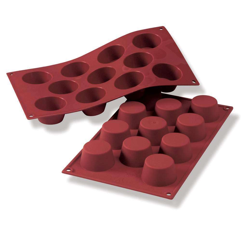 Силіконова форма для десертів MINI MUFFIN 50 мл Silikomart - SF022/C - Фото 1