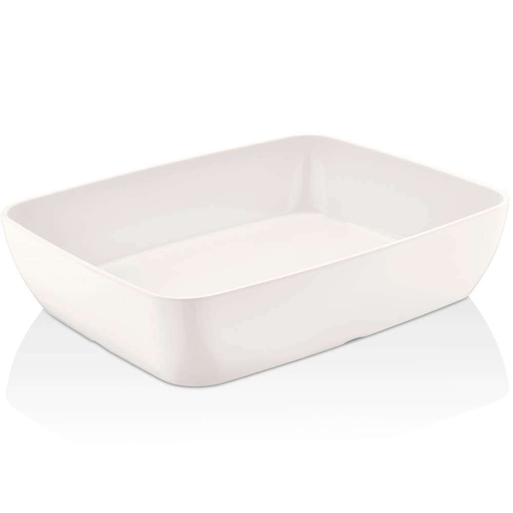 42012.CW Ємність меламінова кремова GN 1/2, h-7,5 см - Фото 1