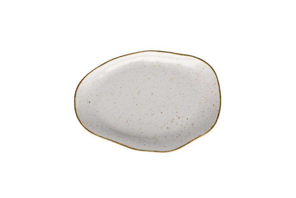 Тарілка мілка Lubiana Stone age decor 21 см бежева L4631-6833