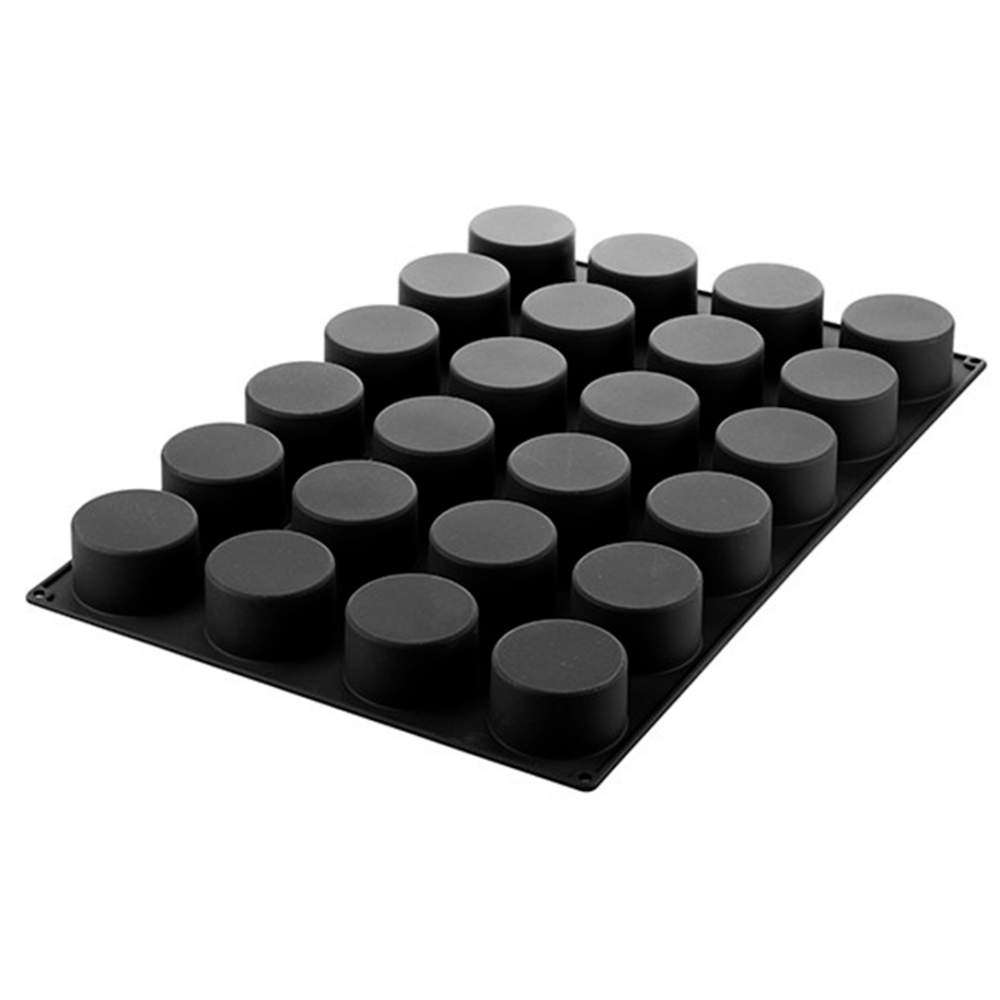 Силиконовая форма для десертов ЦИЛИНДР d 7,6 см Silikomart SQ080/YL