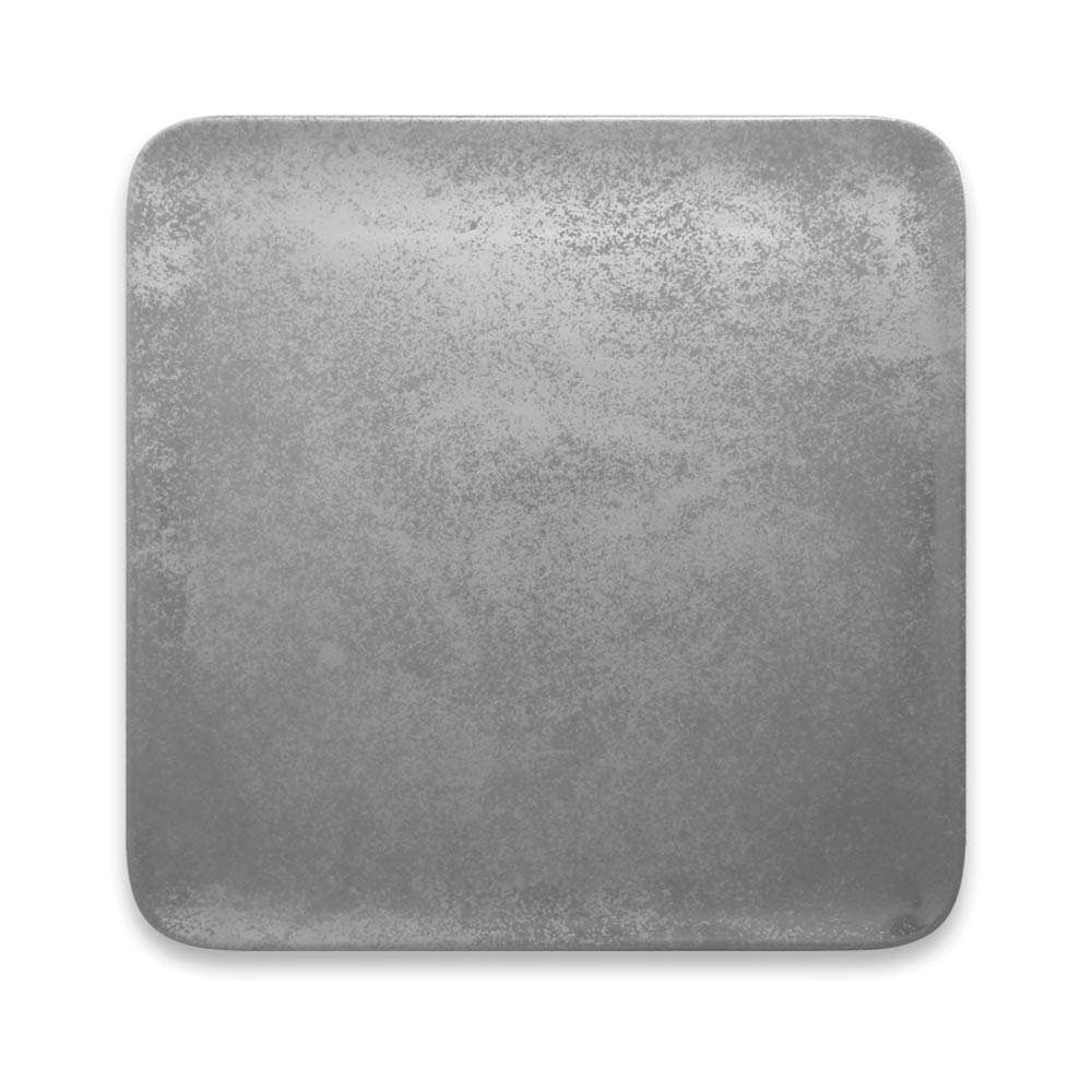 Тарілка квадратна Rak Shale 24 см (сіра) - SHAUSP24