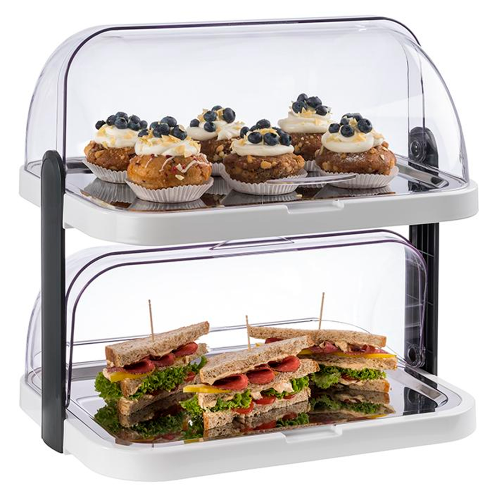 Вітрина фуршетна двоярусна APS - 09200