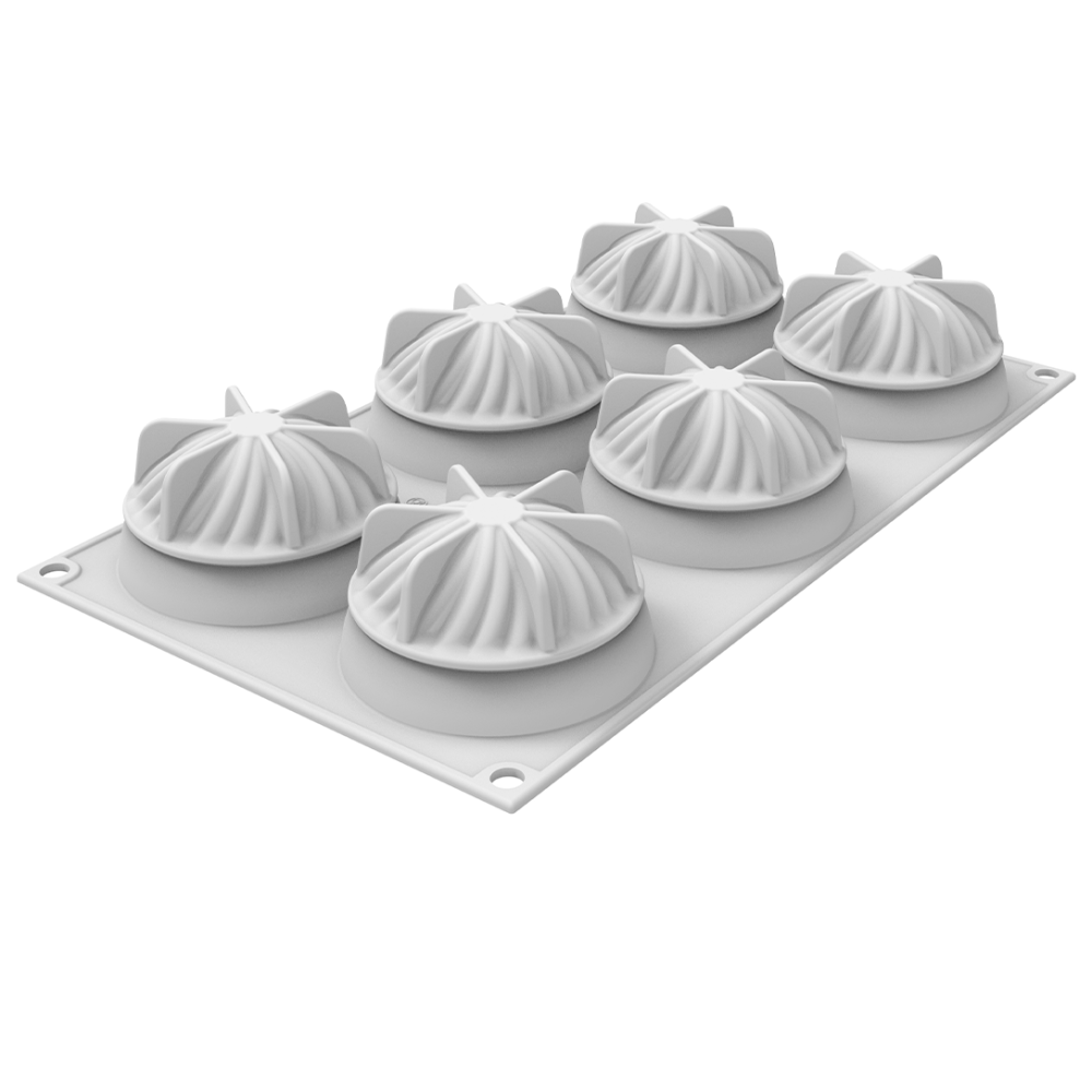 Силиконовая форма для десерта MINI WAVE 105 мл Silikomart MINI WAVE - Фото 3