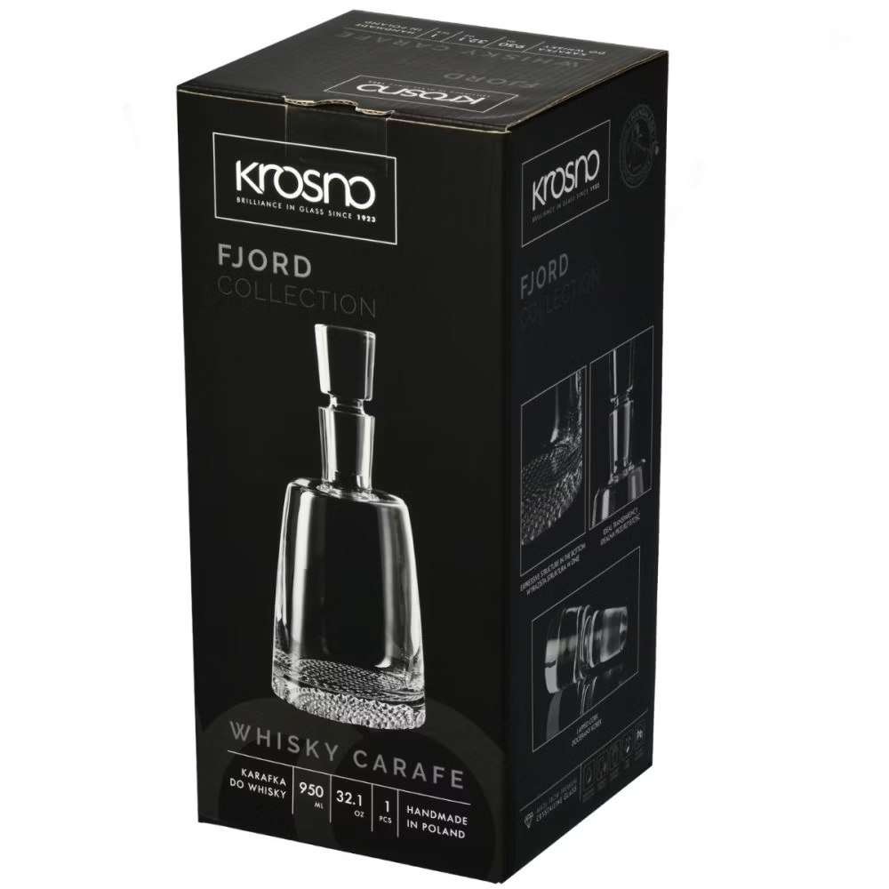Графин для виски Krosno Fjord 950 мл 5900345788401 - Фото 2