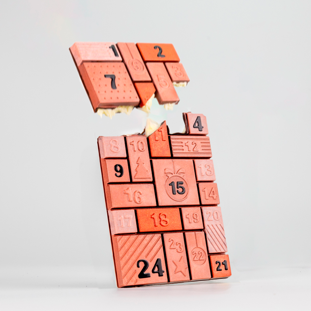 Форма для шоколаду полікарбонатна Адвент-календар 200 г Martellato - 21MA2032 - Фото 2