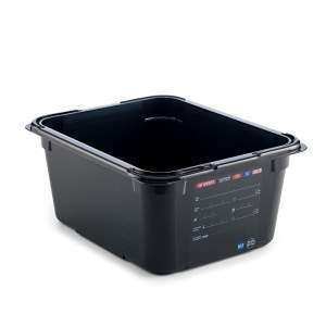 Гастроемкость из поликарбоната GN 1/2 h-15 см 9 л черная Araven 47823