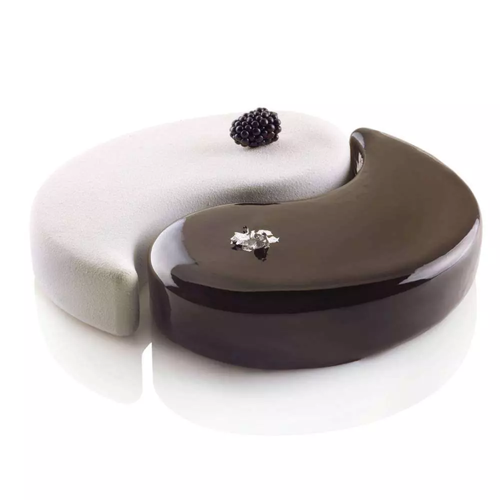 Силиконовая форма для торта YIN YANG 2500 мл Silikomart YIN YANG 2500 - Фото 1